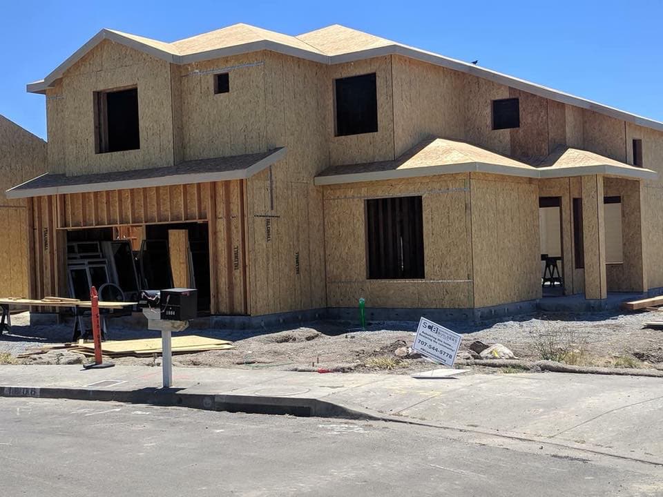 Home envelope construction with OSB and framing